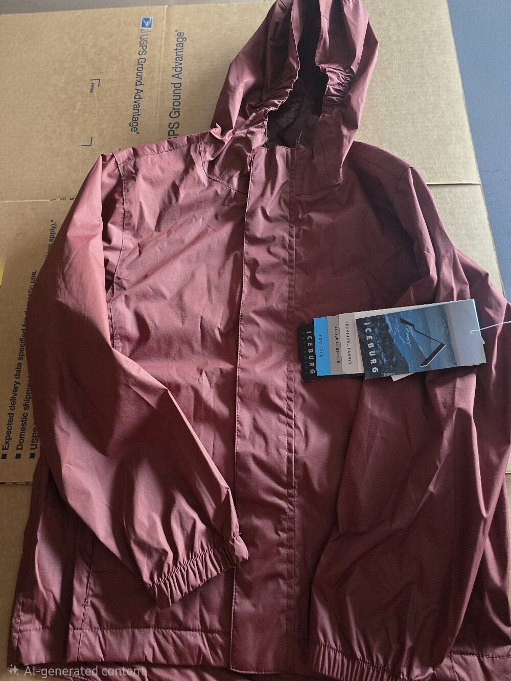 Iceburg Outerwear Kid Hoodie Jacket For Rain